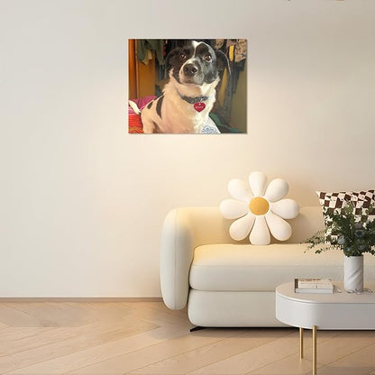 YXIMOX Custom 8" x 10" Art Print on Premium Canvas, Personalized with Your Image or Design, Large Wall Decor for Living Room, Office, Bedroom, Custom Canvas Artwork(8"x10",Unframe)