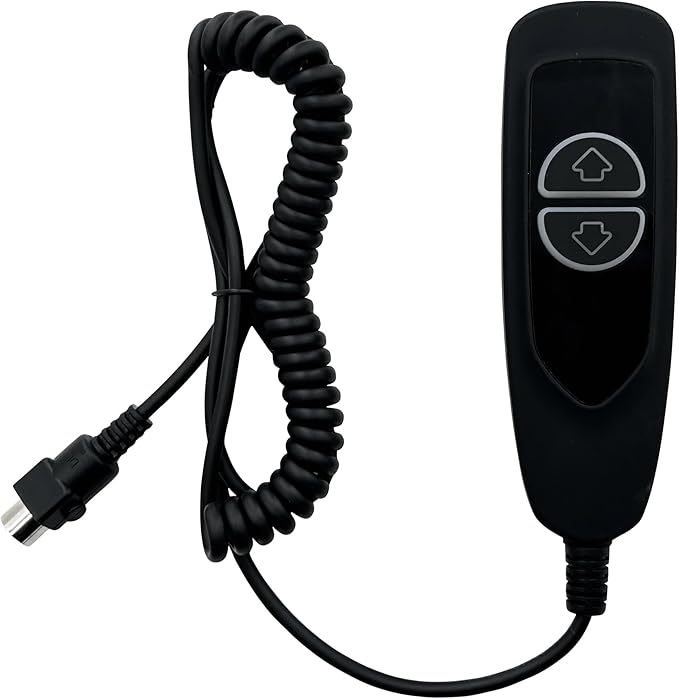 2 Button 5 Pin Remote Hand Control with USB A C Ports and Backlight for Lift Chair Power Recliner Electric Sofa Parts Replacement Handet Controller