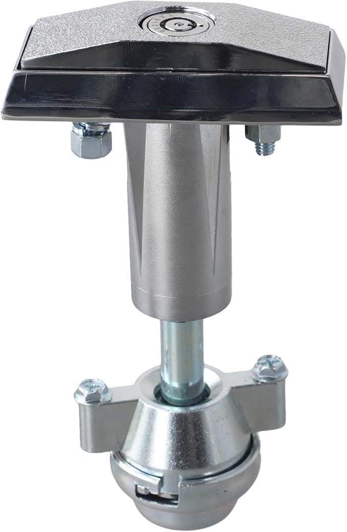 Zinc Alloy T-Type Cabinet Lock for Vending Machines,Water Dispensers Car Wash Systems,Salt Spray Tested 48H,Anti-Theft Screws,Secure T-Lock with 3 Keys,Silver