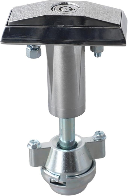 Zinc Alloy T-Type Cabinet Lock for Vending Machines,Water Dispensers Car Wash Systems,Salt Spray Tested 48H,Anti-Theft Screws,Secure T-Lock with 3 Keys,Silver