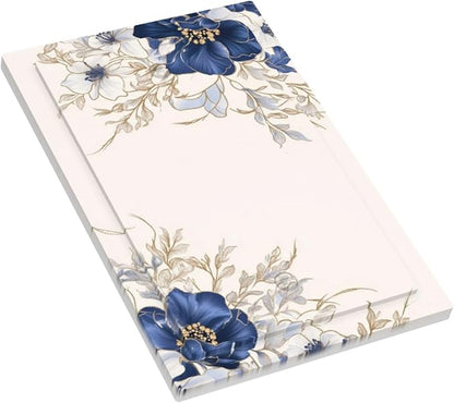 Decorative Light Switch Cover Plate Rustic Blue Beige Flower Peony Floral 1 Gang No Device Single Blank Outlet Covers Wall Plates for Electrical Outlets Faceplate for Bedroom Home Decor