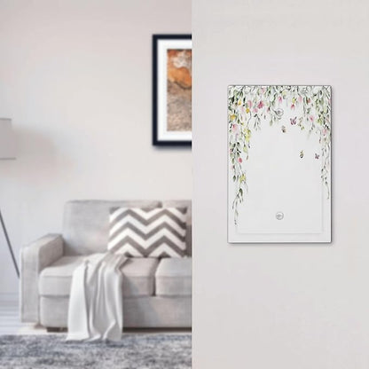 Watercolor Flowers Vine Colorful Butterfly Floral Light Switch Cover Plate 1 Gang No Device Blank Electrical Wall Plates Faceplate Decorative Switch Plate For Bed Room Living Room Decor