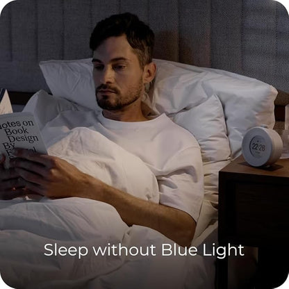 mudita Harmony 2 Digital Alarm Clock - Daylight Alarm Clock with E-Ink Screen and Meditation Function and Snooze Function - Sunrise Alarm Clock - 17 Melodies, Relaxation Sounds, Nature Sounds - Black