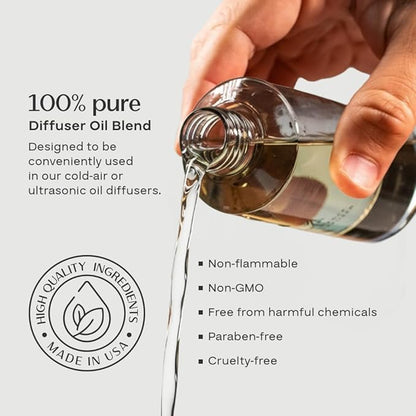 AromaPlan Hotel Scent Diffuser Oil Apple Pie 5 Fl Oz (148ml) Fall Collection– Luxury Hotel & Home Fragrance Oil - Non Toxic - Made in USA - Bigger Bottle, Bolder Aroma & Longer Lasting