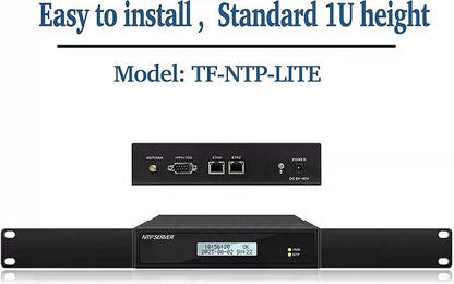 GPS NTP Network Time Server with Dual Ethernet Ports,Integrate GNSS Receiver,Supports AC/POE Power,Accurate Time Sync for Network Devices.