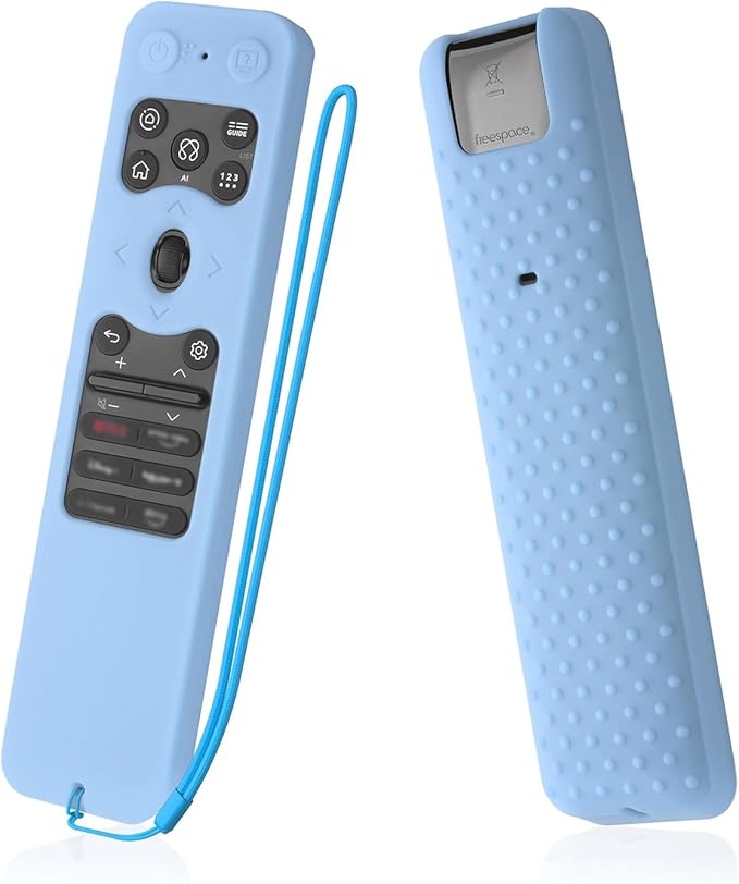 Silicone Case for LG MR25GA Remote Cover Compatible with 2025 LG OLED Smart TV C5 B5 G5 M5 Series Remote Protective Case Cover (Glow Blue)