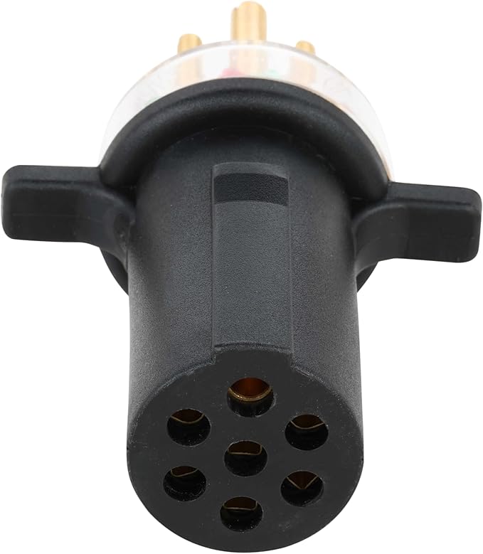 Innovative Products of America (7865L) 7-Way Round Pin Tractor Trailer Circuit Chaser™ for Testing Turn Signals, Hazard Lights, Brake Lights and More