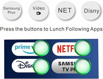 Replacement for Samsung Frame TV Remote, for All 2018-2025 Samsung Remote Control for Smart TV with Voice Control, Mic & Bluetooth, QLED, UHD & More, Not OEM/Orignial