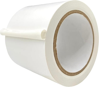 MAT Vinyl Marking Tape White - 4 inch x 36 yds. for Safety Floor Marking (School Gym, Restaurants, Warehouse), Dance Floor Splicing, Pinstriping Cars & Boats