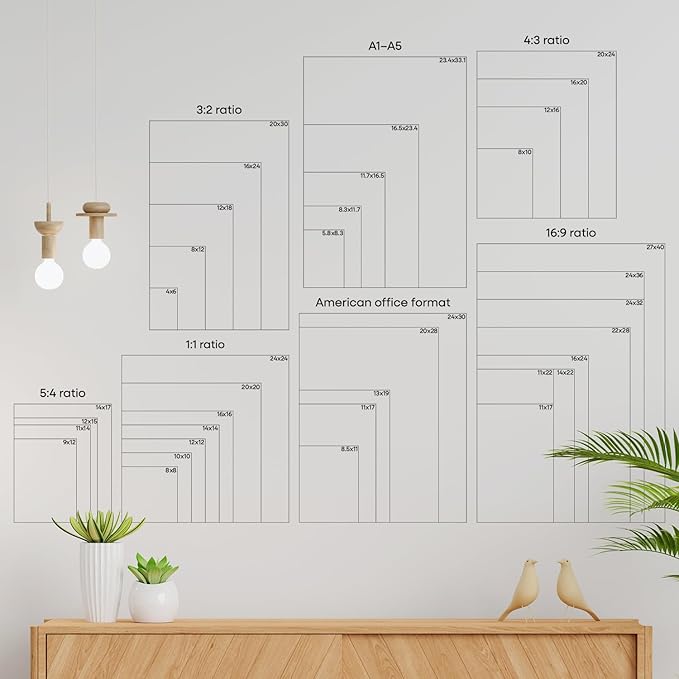 Homeforia 10x14 Picture Frame Rose Gold, High End Metal 10x14 Wall Hanging Frame with Mat 8x12, 10 x 14 Poster Frame Matted to 8 x 12 inch Photo, 10by14 Thin Frames, Tempered Glass, Wall Kit, Set of 1
