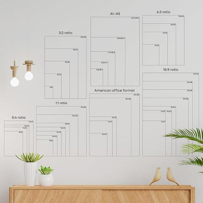 Homeforia 20x27 Picture Frame Silver, High End Metal 20x27 Frames with Mat 16x24 for Photo, 20 x 27 Silver Poster Frame Matted to 16 x 24 Print, 27x20 Hanging Frame, Tempered Glass, Wall Kit, Set of 1