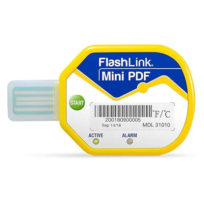 Deltatrak (10 Pack) 85 Days USB Temperature Data Logger Recorder in-Transit Trip Single Use Cold Chain PDF Logger