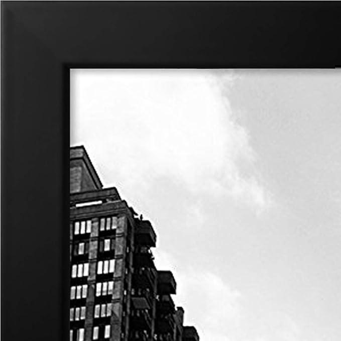 Americanflat 11x17 Picture Frame with Shatter-Resistant Glass - Signature Collection - Gallery-Style Frames Made of Engineered Wood - Photo Frame for Wall Display - Black