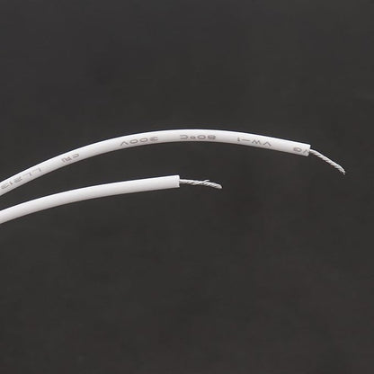 10PCS Recessed Wired Security Window Door Contact Sensor, Normally Closed NC, Door Alarm Magnetic Reed Switch with 2 Wire, ABS White, RC-36