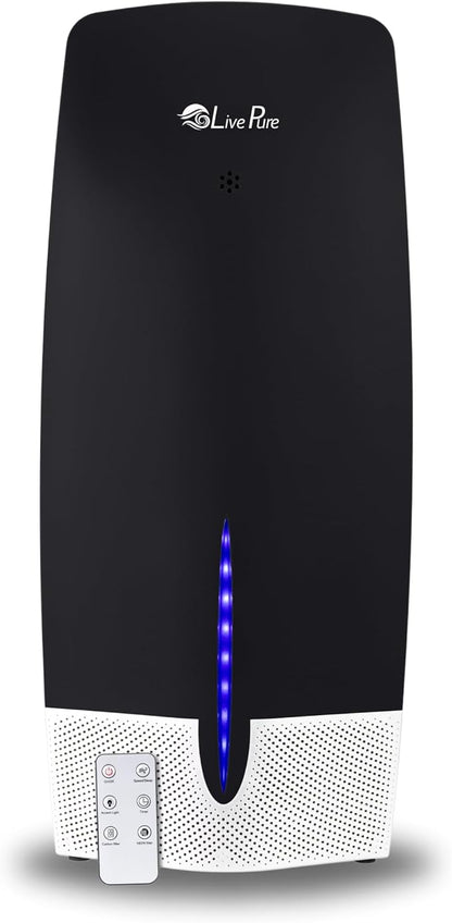 LivePure Air Purifier w/Granular Carbon Insert, LP470THP-BLK, Black