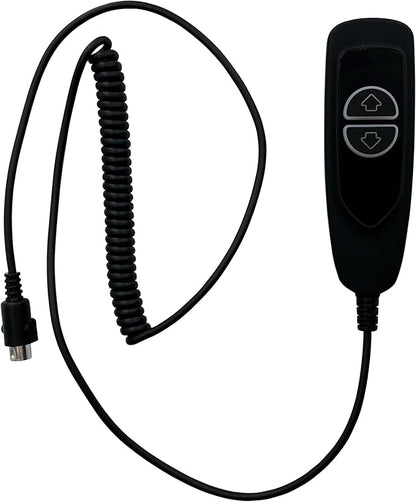 2 Button 5 Pin Remote Hand Control with USB A C Ports and Backlight for Lift Chair Power Recliner Electric Sofa Parts Replacement Handet Controller