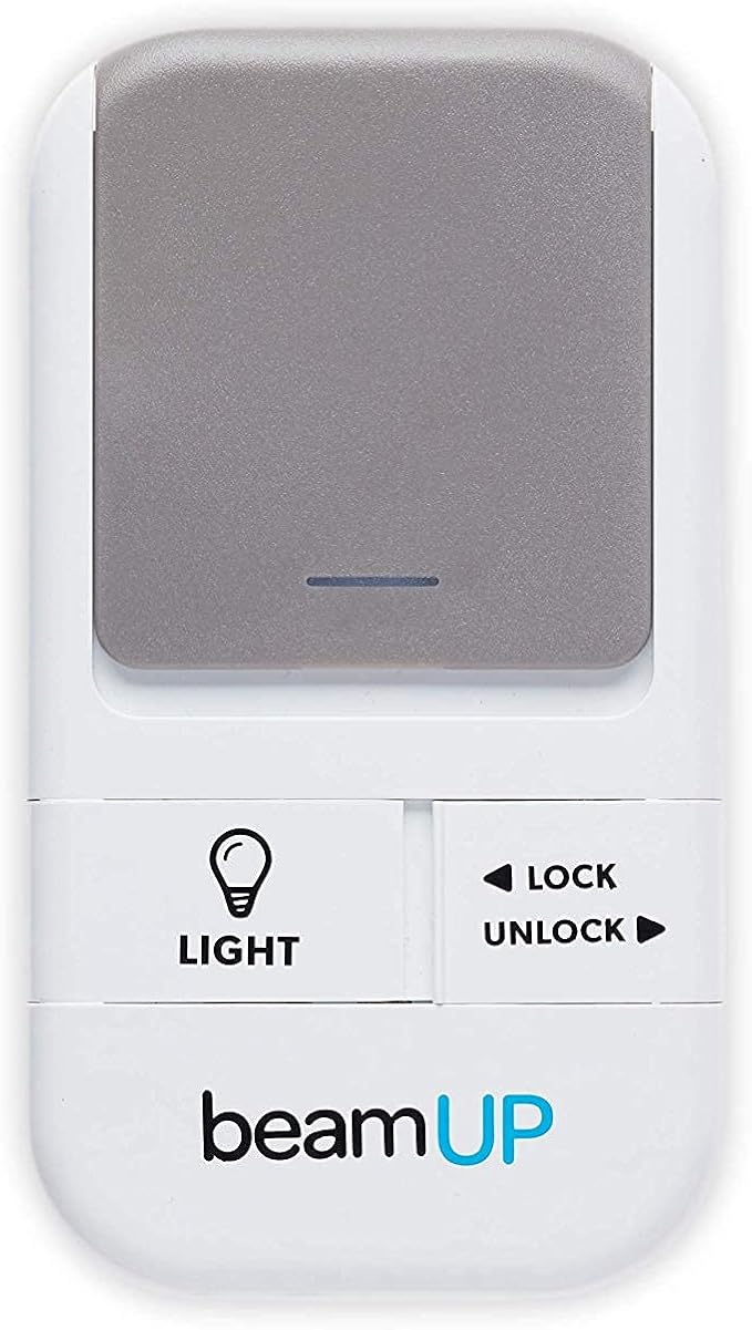 Sentry BU400 Smart Garage Door Opener, Heavy-Duty 3/4 Horsepower Equivalent DC Motor, Integrated Edge-to-Edge 3000-Lumen LED, with Beam Home App for Smart Garage Control, White