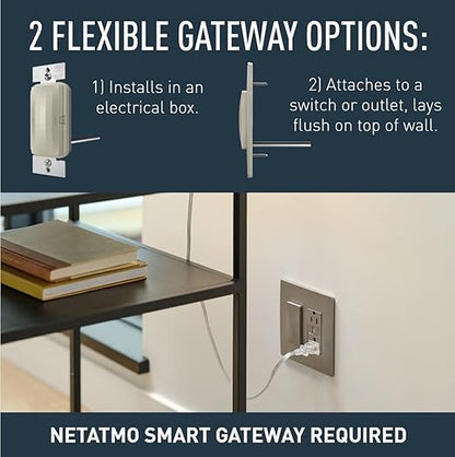 Legrand Radiant WNRL50NI Smart Tru-Universal Dimmer with Netatmo, Compatible with Alexa, Google Assistant & Apple HomeKit, Nickel (1 Count)