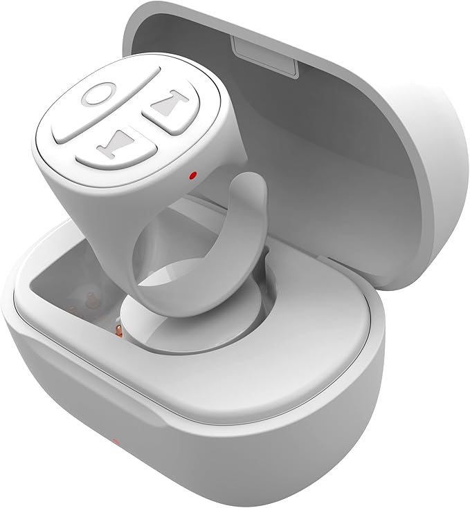 Tiktok Scrolling Ring for iPhone, Bluetooth Camera Remote Control, Remote Control for TIK Tok Scrolling Ring for iPhone, Android (White)