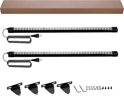 72W Outdoor Wall Washer Light, 4FT 2700K Warm White LED Wall Washer Lights, 120V IP67 Waterproof LED Light Bar for Outdoor, Plug-in (2 Pack)
