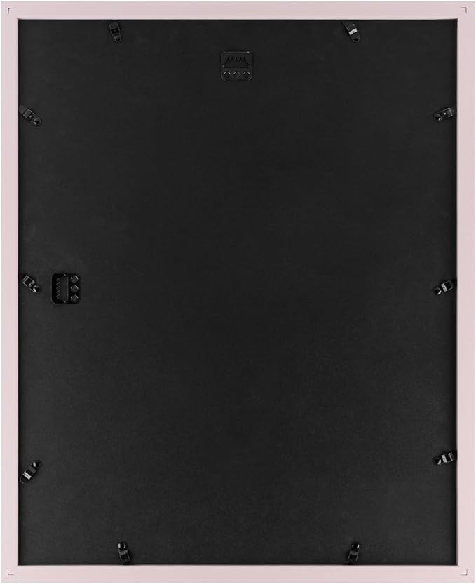 Golden State Art, 16x20 Picture Frame with Mat for 11x14 - High Definition Glass Wall Mounting Horizontal Vertical Display (Pink, 1 Pack)
