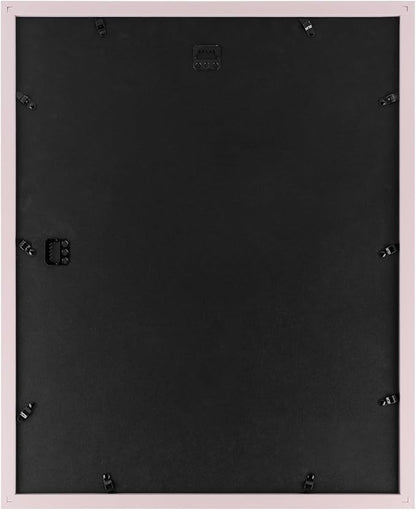 Golden State Art, 16x20 Picture Frame with Mat for 11x14 - High Definition Glass Wall Mounting Horizontal Vertical Display (Pink, 1 Pack)