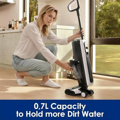 Replacement 0.8L Clean/Dirty Water Tank, Compatible with Floor ONE S5/S5 PRO Smart Wet Dry Vacuum Cleaner, Generic Water Tank Accessory
