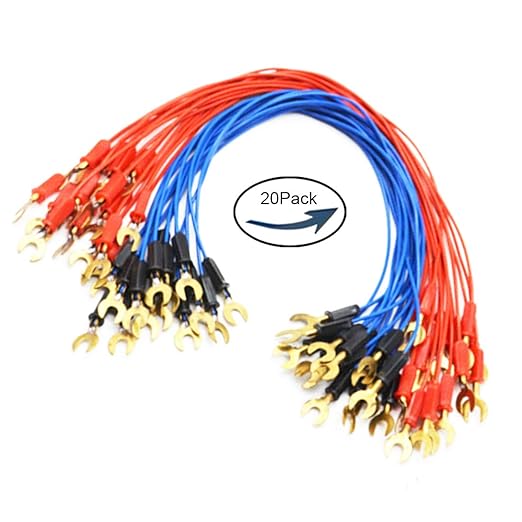 20pcs Circuit Wire connectors:Science Wire Used for Battery Holder/Knife Switch/Bulb Holder Electricity Connection,Great for Demos Teaching Basic Principles of Electricity