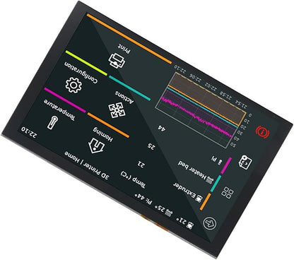 5 Inch DSI IPS LCD Touchscreen Display 800x480 Resolution 5 Point Capacitive Touch Panel Compatible with Boards for DIY Electronics Projects
