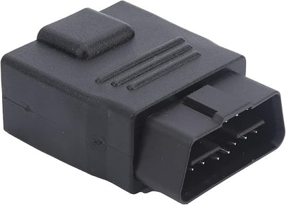 16Pin OBD2 Plug Adapter Male to Female, Universal OBD2 Connector, ABS Plastic Diagnostic Line Plug with Full Power, Car Accessory for Fault Check and Code Reader