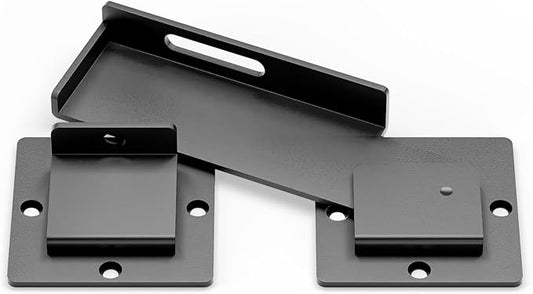 7.5" Flip Gate Latch Lock with Padlock Hole, 3.5mm Heavy Duty Gate Latch for Wooden Fence Gates, Swing Gate, Outdoor Fence Shed Barn Door Latch Lock, Gate Latches Hardware, Matte Black