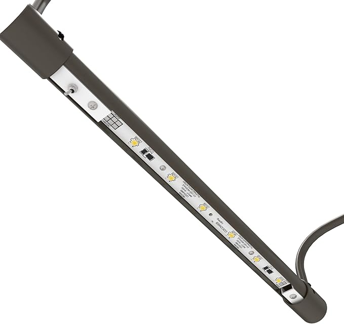 Cocoweb 12 Inch Tru-Slim Mahogany Bronze Picture Light - LED, 2700K, Adjustable Arm, Plug-in, Toggle Switch, Sleek and Compact Design