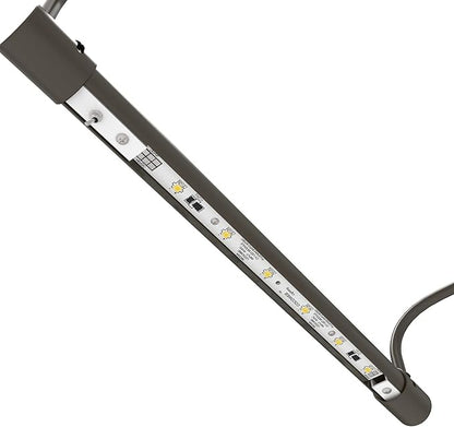 Cocoweb 12 Inch Tru-Slim Mahogany Bronze Picture Light - LED, 2700K, Adjustable Arm, Plug-in, Toggle Switch, Sleek and Compact Design