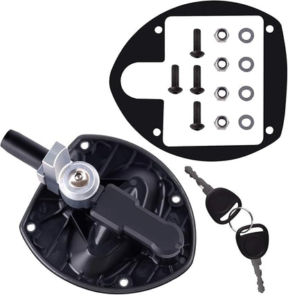 406-0972-01 A034B471 Door Latch T Handle with 2 Keys Fits for Cum-mins and Ko-hler Generators(Applications:Generator enclosures;Control Panels;Access Doors for Maintenance)
