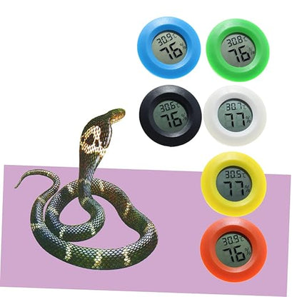 Garneck Digital Thermometer Hygrometer Reptile Enclosure Humidity Sensor Wall Mount Indoor Temperature for Home Office