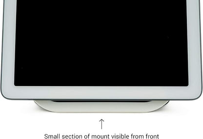 Google Nest Hub Home Kitchen Under Cabinet Mount Bracket | All Hardware Included (White)