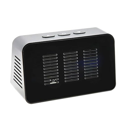 9 in 1 Air Quality Detector Smart Air Quality Monitor AQI, PM2.5, PM1.0, PM10, Formaldehyde (HCHO), TVOC, Temperature, Humidity, Time/Date/Alarm Multifunction
