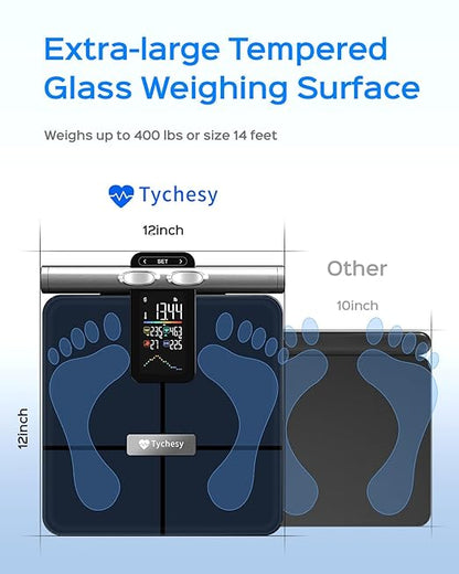 8-Sensor Smart Scale, Body Composition Pod Scale with Handheld Display, Measures Body Fat, Muscle Mass & BMI, FSA&HSA Eligible
