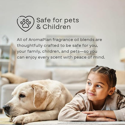 AromaPlan Hotel Scents Dubai 5 Fl Oz (148ml) & Sample Set with Top 12 Fragrances -Home Luxury Aroma & Hotel Fragrance Diffuser Oil for Aromatherapy, USA Made