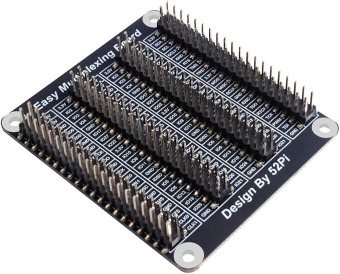 GeeekPi GPIO Extension Board for Raspberry Pi, Expansion Board GPIO 1 to 4 for Raspberry Pi 5/4B/3B+/3B with Screws