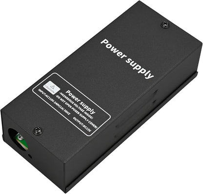 Power Supply Control for Door Access Control System DC 12V/15V 4A, Adjustable Delay Timer Metal Housing, Overload Protection, for Electric Locks, Intercoms, Doorbells, Remote Controllers