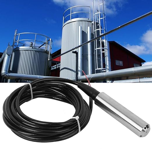Drucksensor 4-20Ma,0-10 Volts Water Level Sensor,Submersible Level Sensor 4-20ma,Sensors TL‑136 Liquid Level Transmitter Water Level Sensor Detector 24VDC 4‑20mA Output(Range 0-1 Meter)