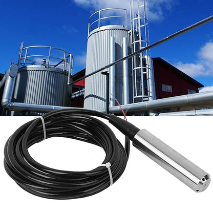 Drucksensor 4-20Ma,0-10 Volts Water Level Sensor,Submersible Level Sensor 4-20ma,Sensors TL‑136 Liquid Level Transmitter Water Level Sensor Detector 24VDC 4‑20mA Output(Range 0-1 Meter)