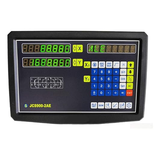 2/3 Axis Digital Readout and TTL Precision Linear Glass Scale DRO Encoder for Milling Lathe. Note:Display&Scales Sold Separately,Pls Select The Size Options! (2 Axis Digital Readout Display ONLY)