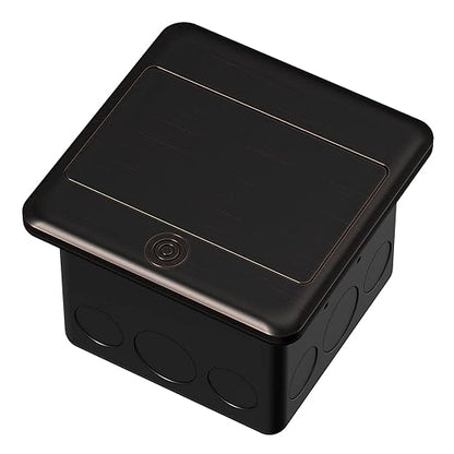 KYHSHJ Pop Up Floor Electrical Outlet with 20 Amp Stainless Steel GFCI Tamper Receptacle Outlet, Corrosive Resistant Hardware，ETL Listed，(Oil Rubbed Bronze)
