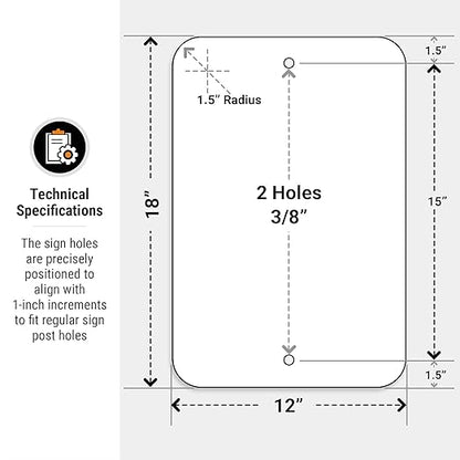 Safety Instructions Body Harness Required for Entry Sign, 12x18 Inches, Rust Free .063 Aluminum, Fade Resistant, Made in USA by Sigo Signs