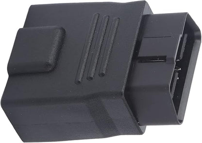 16Pin OBD2 Plug Adapter Male to Female, Universal OBD2 Connector, ABS Plastic Diagnostic Line Plug with Full Power, Car Accessory for Fault Check and Code Reader