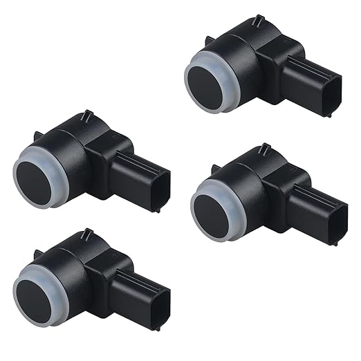 4 PCS PDC Parking Assist Sensor - Compatible with Dodge Journey, Durango, Ram 1500 2500 3500, Jeep Commander, Liberty, Grand Cherokee Reverse Backup Parking Sensor Replace 1EW63TZZAA