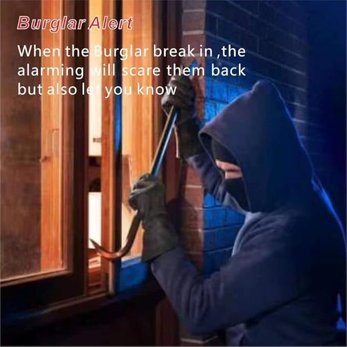 Window Alarm Sensors Door Alarms for Kids Safety , Home Security for Pool, Burglar Alarm, Dementia Patients Open (10Pack)