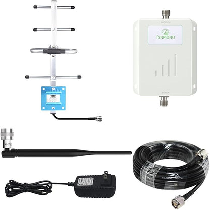 AT&T Cell Phone Signal Booster Amplifier & Repeater | FCC Approved for 5G 4G LTE Band 12/17 | Covers 4,000 Sq Ft, Easy Setup